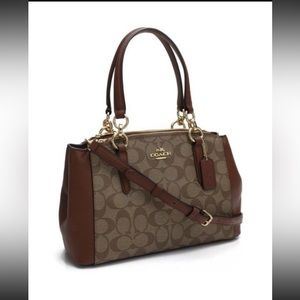 Coach Signature Canvas Crossbody Carryall Purse